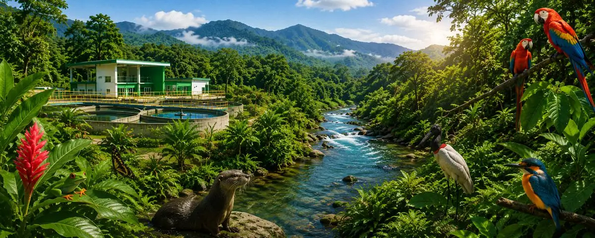 Fauna y biodiversidad del territorio en torno a una planta de tratamiento integrada al paisaje